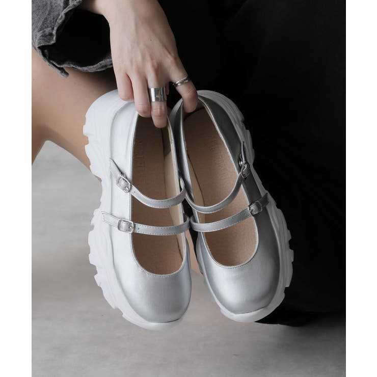 軽量厚底 プラットフォーム スニーカーライク | DEMETER | 詳細画像27 