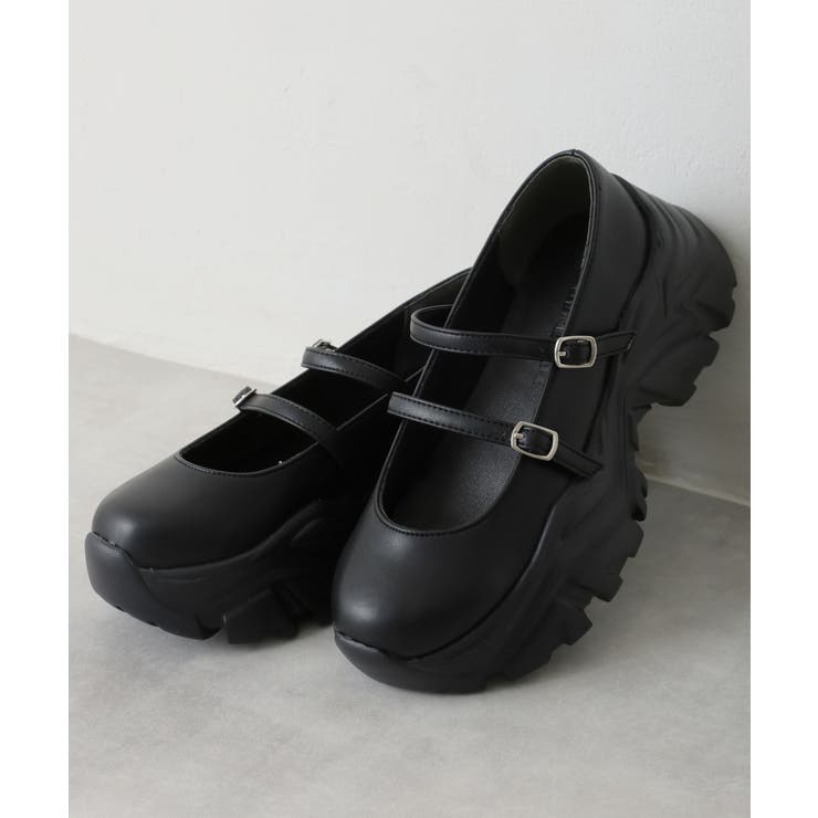 軽量厚底 プラットフォーム スニーカーライク | DEMETER | 詳細画像3 