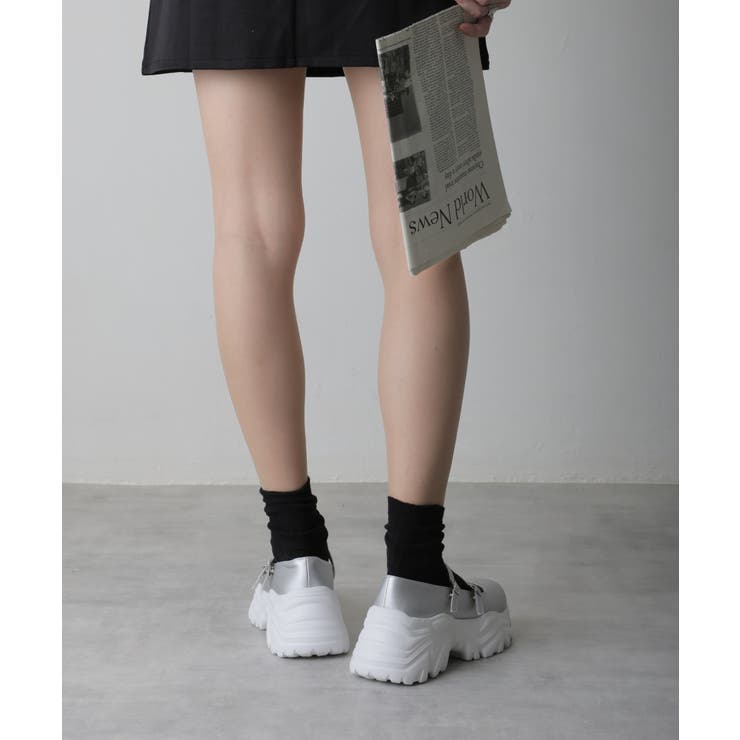 軽量厚底 プラットフォーム スニーカーライク | DEMETER | 詳細画像32 