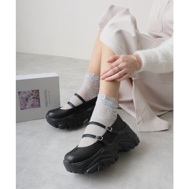 軽量厚底 プラットフォーム スニーカーライク | DEMETER | 詳細画像5 