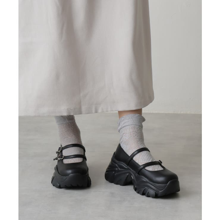 軽量厚底 プラットフォーム スニーカーライク | DEMETER | 詳細画像6 