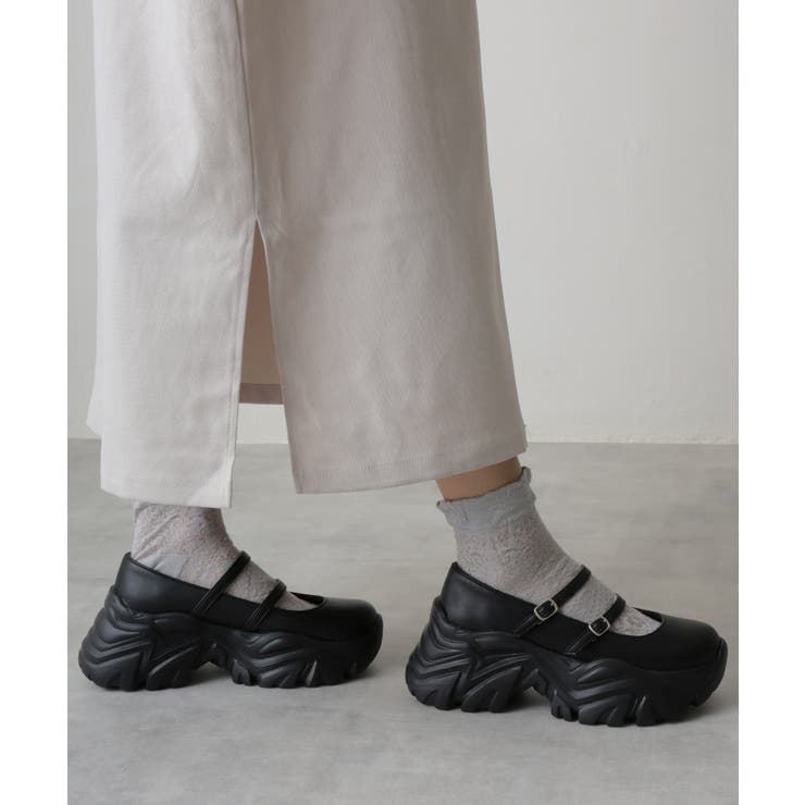 軽量厚底 プラットフォーム スニーカーライク | DEMETER | 詳細画像8 