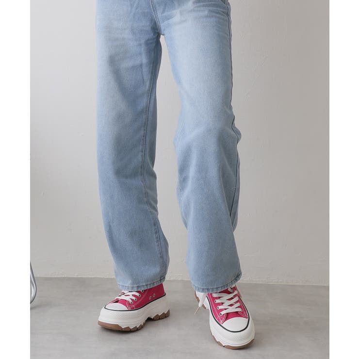 【25年春夏新作】厚底 ボリュームソール レースアップ ハイカットスニーカー | DEMETER | 詳細画像24 