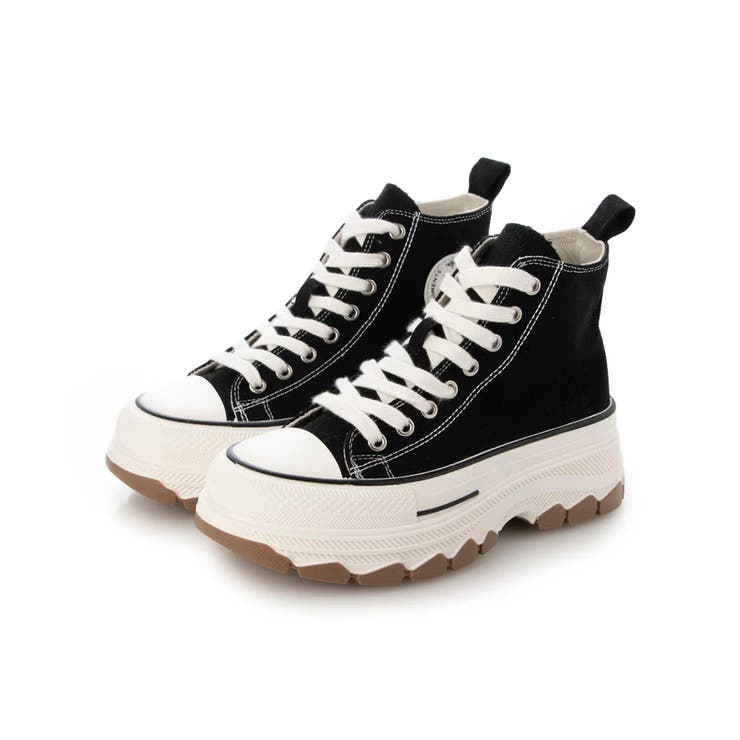 【25年春夏新作】厚底 ボリュームソール レースアップ ハイカットスニーカー | DEMETER | 詳細画像28 