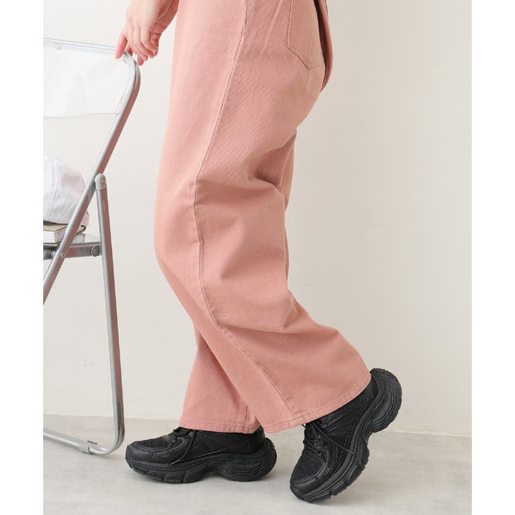 【25年春夏新作】軽量 厚底 ボリューム デザインソール ダッドスニーカー | DEMETER | 詳細画像13 