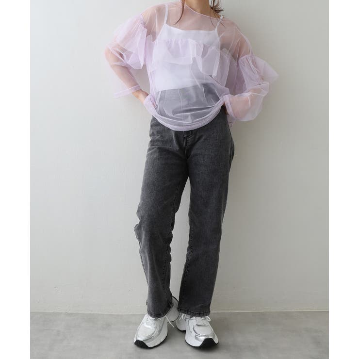 【25年春夏新作】軽量 厚底 ボリューム デザインソール ダッドスニーカー | DEMETER | 詳細画像43 