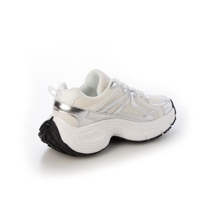 【25年春夏新作】軽量 厚底 ボリューム デザインソール ダッドスニーカー | DEMETER | 詳細画像47 