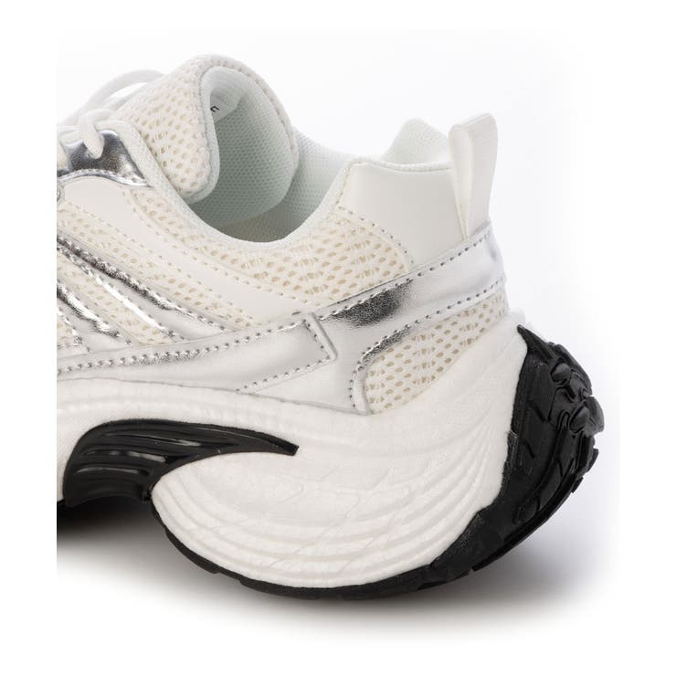 【25年春夏新作】軽量 厚底 ボリューム デザインソール ダッドスニーカー | DEMETER | 詳細画像50 