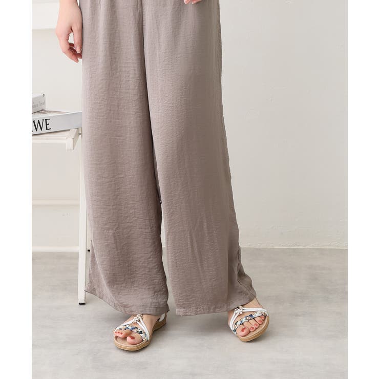 【25年春夏新作】フラワーモチーフ ビジュー リゾートサンダル | DEMETER | 詳細画像16 