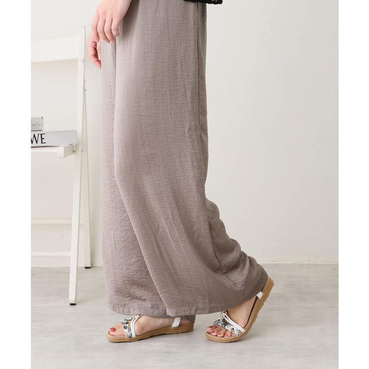 【25年春夏新作】フラワーモチーフ ビジュー リゾートサンダル | DEMETER | 詳細画像17 