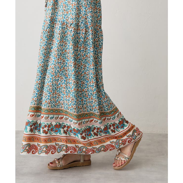 【25年春夏新作】フラワーモチーフ ビジュー リゾートサンダル | DEMETER | 詳細画像54 