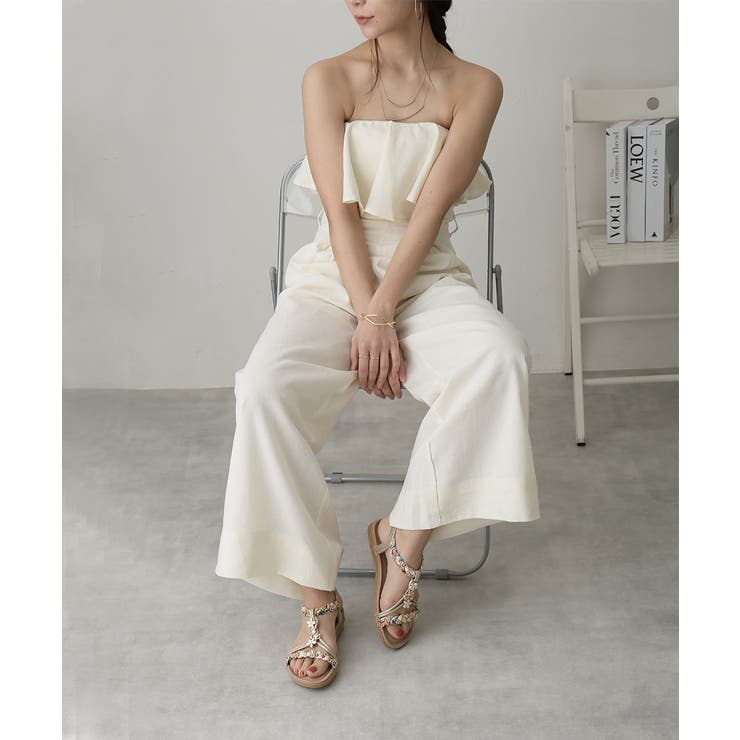 【25年春夏新作】フラワーモチーフ ビジュー リゾートサンダル | DEMETER | 詳細画像58 