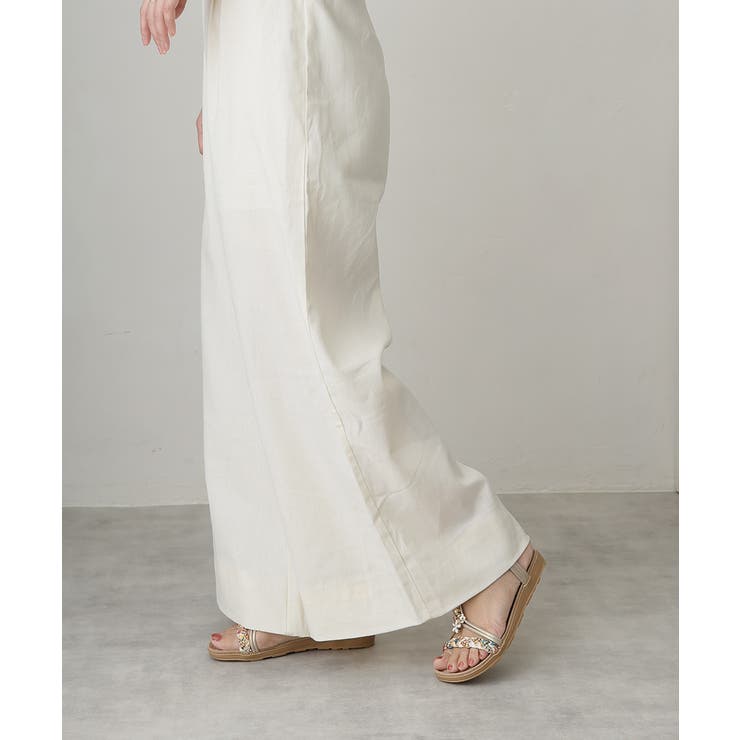 【25年春夏新作】フラワーモチーフ ビジュー リゾートサンダル | DEMETER | 詳細画像60 