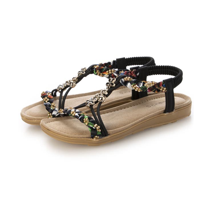 【25年春夏新作】フラワーモチーフ ビジュー リゾートサンダル | DEMETER | 詳細画像69 