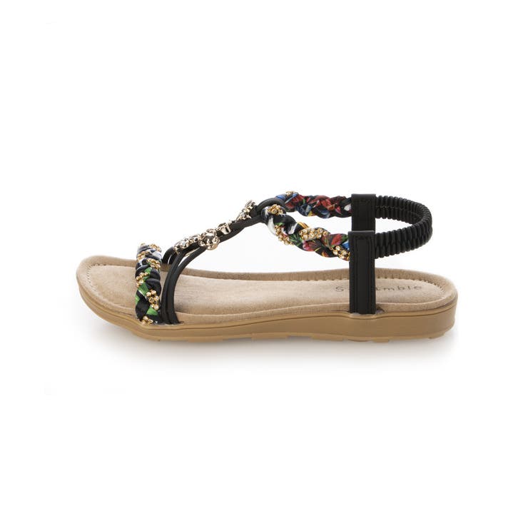 【25年春夏新作】フラワーモチーフ ビジュー リゾートサンダル | DEMETER | 詳細画像73 