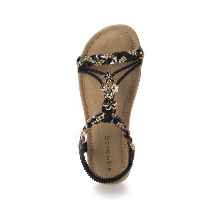 【25年春夏新作】フラワーモチーフ ビジュー リゾートサンダル | DEMETER | 詳細画像75 