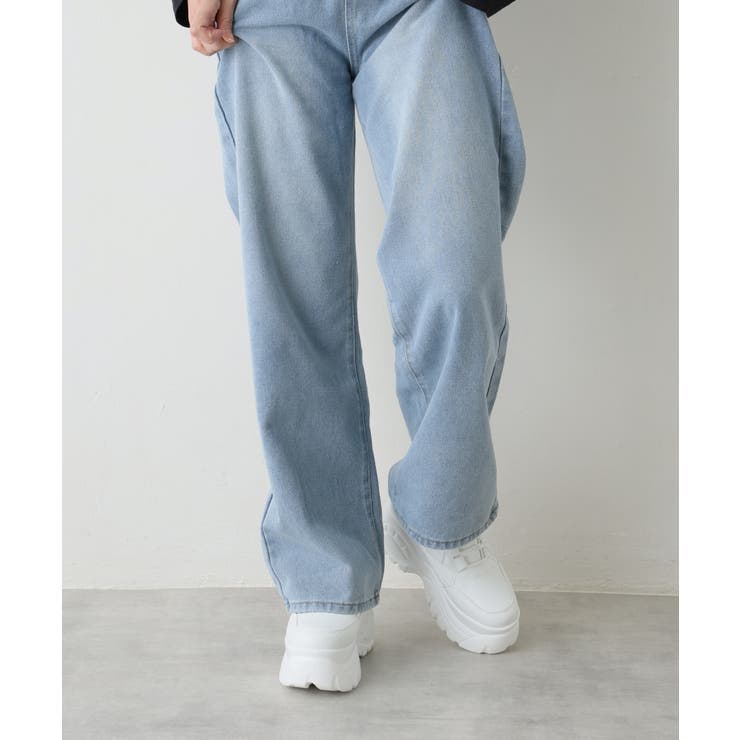 【25年春夏新作】軽量 厚底ソール レースアップ スニーカー | DEMETER | 詳細画像54 