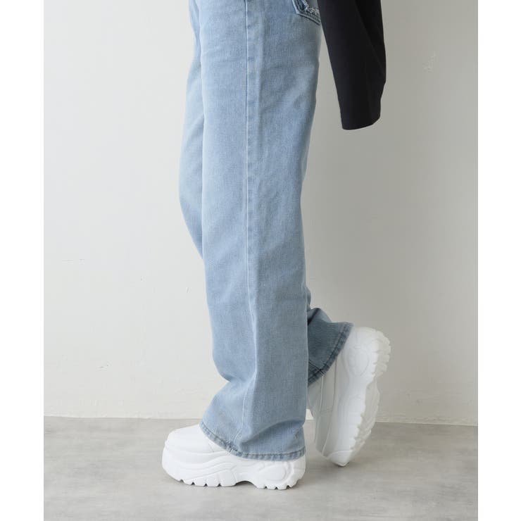 【25年春夏新作】軽量 厚底ソール レースアップ スニーカー | DEMETER | 詳細画像56 