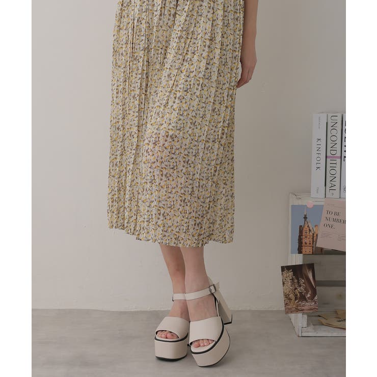 【26年春夏新色追加】厚底 太ヒール アンクルストラップサンダル | DEMETER | 詳細画像64 