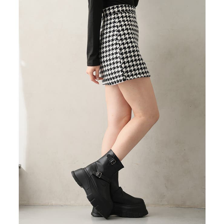 【25年秋冬新作】厚底 プラットフォーム デザインソール エンジニアブーツ | DEMETER | 詳細画像30 