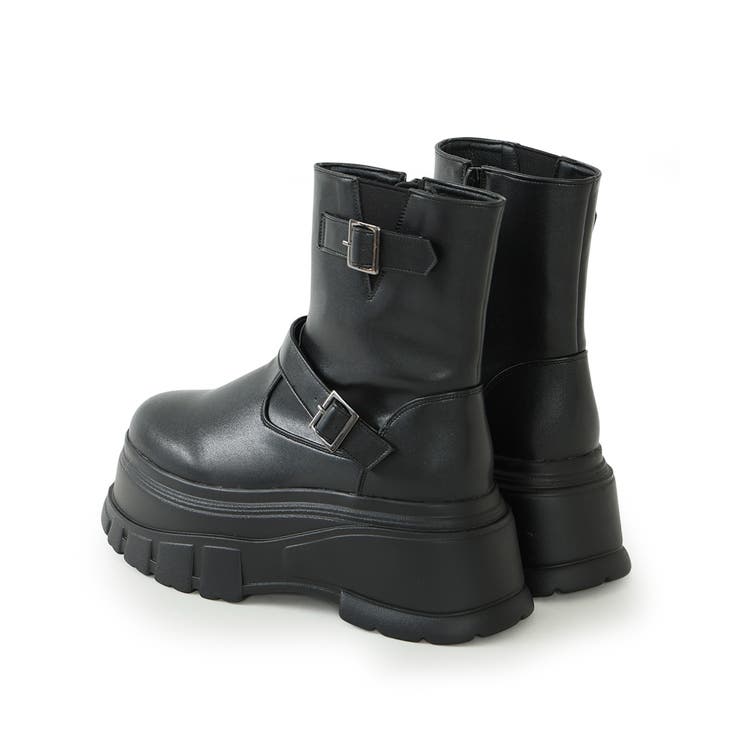 【25年秋冬新作】厚底 プラットフォーム デザインソール エンジニアブーツ | DEMETER | 詳細画像43 