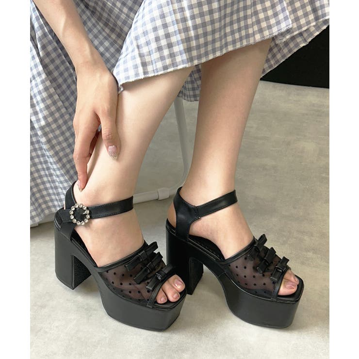 厚底 プラットフォーム ドットチュール | DEMETER | 詳細画像7 