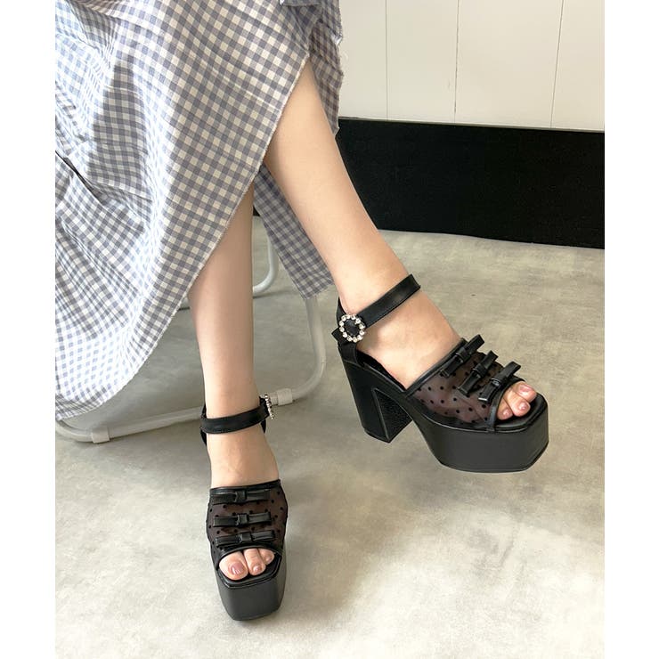 厚底 プラットフォーム ドットチュール | DEMETER | 詳細画像8 