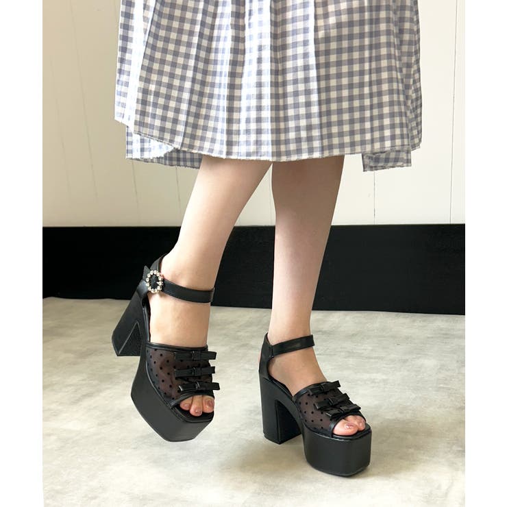 厚底 プラットフォーム ドットチュール | DEMETER | 詳細画像9 