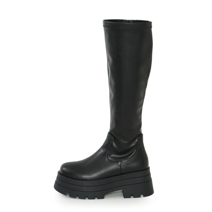 【25年秋冬新作】厚底 トリプルソール ストレッチ ロングブーツ | DEMETER | 詳細画像44 