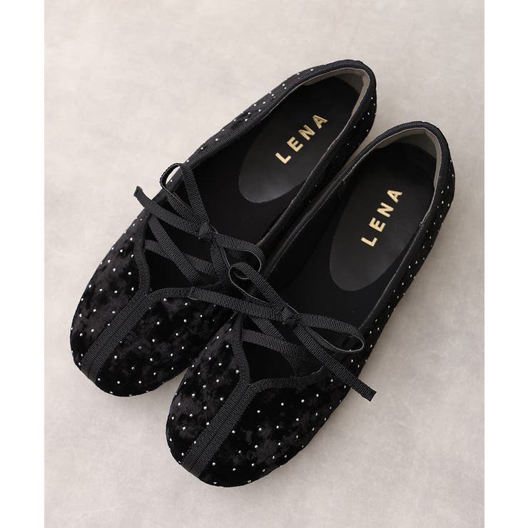 【25年秋冬新作】レースアップリボン フラット バレエパンプス | DEMETER | 詳細画像14 