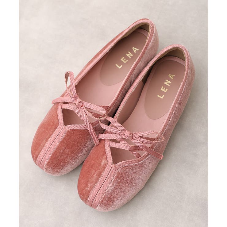 【25年秋冬新作】レースアップリボン フラット バレエパンプス | DEMETER | 詳細画像28 