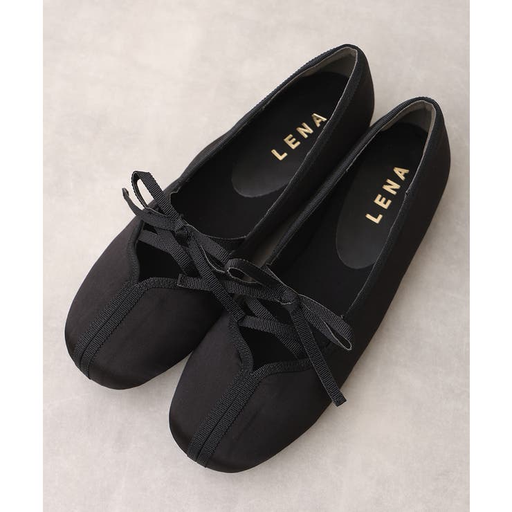 【25年秋冬新作】レースアップリボン フラット バレエパンプス | DEMETER | 詳細画像4 