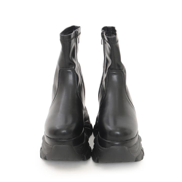 【25年秋冬新作】厚底 ボリュームソール ストレッチ ショートブーツ | DEMETER | 詳細画像27 