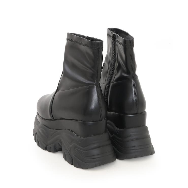 【25年秋冬新作】厚底 ボリュームソール ストレッチ ショートブーツ | DEMETER | 詳細画像29 