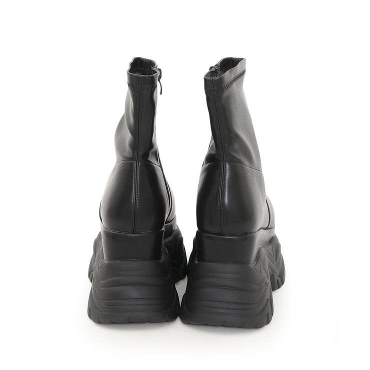 【25年秋冬新作】厚底 ボリュームソール ストレッチ ショートブーツ | DEMETER | 詳細画像30 