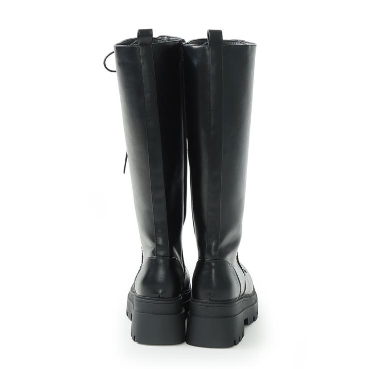 【25年秋冬新作】厚底 プラットフォーム レースアップ ロングブーツ | DEMETER | 詳細画像35 