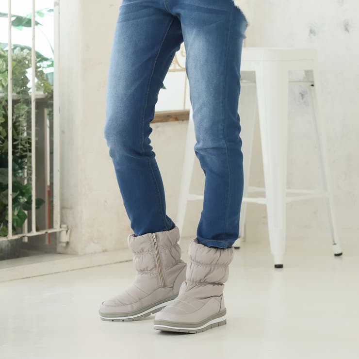 【24年秋冬再販】撥水・防水仕様 スノーブーツ ダウンブーツ | DEMETER | 詳細画像11 