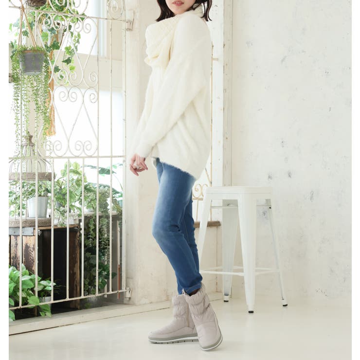 【24年秋冬再販】撥水・防水仕様 スノーブーツ ダウンブーツ | DEMETER | 詳細画像14 