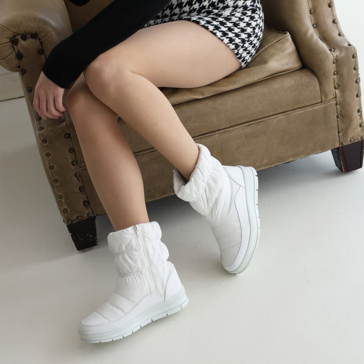 【24年秋冬再販】撥水・防水仕様 スノーブーツ ダウンブーツ | DEMETER | 詳細画像17 