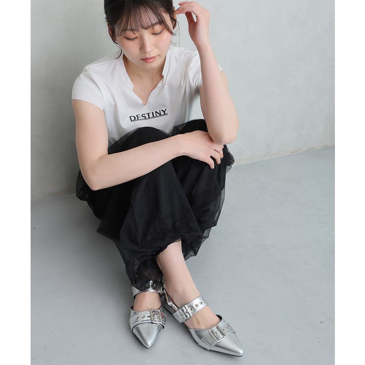 【26年春夏再販】ポインテッドトゥ バックルベルト ストラップパンプス | DEMETER | 詳細画像15 