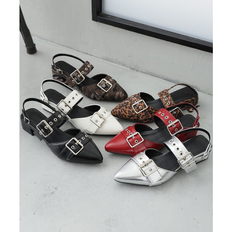 【26年春夏再販】ポインテッドトゥ バックルベルト ストラップパンプス | DEMETER | 詳細画像2 