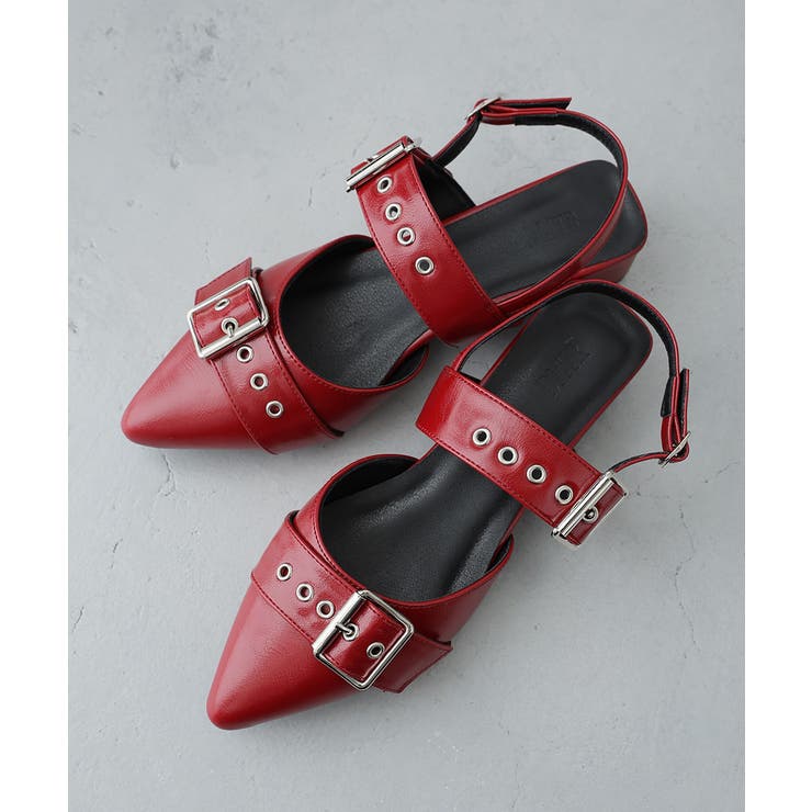 【26年春夏再販】ポインテッドトゥ バックルベルト ストラップパンプス | DEMETER | 詳細画像26 