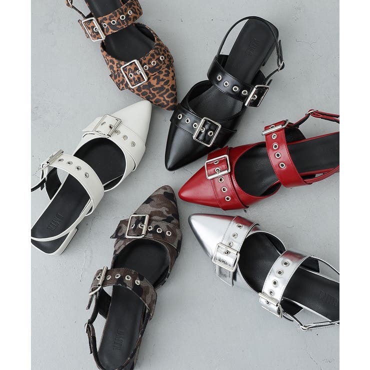 【26年春夏再販】ポインテッドトゥ バックルベルト ストラップパンプス | DEMETER | 詳細画像3 