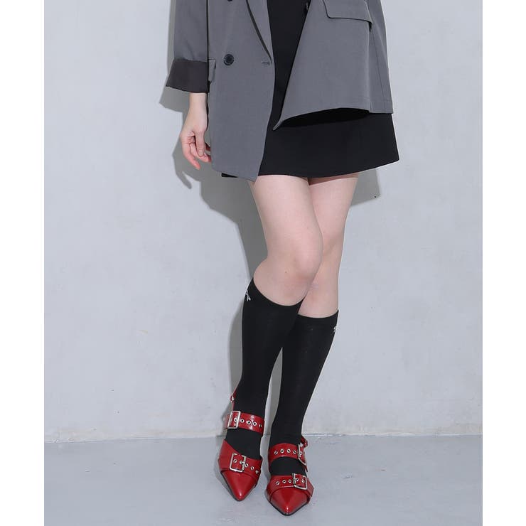 【26年春夏再販】ポインテッドトゥ バックルベルト ストラップパンプス | DEMETER | 詳細画像34 