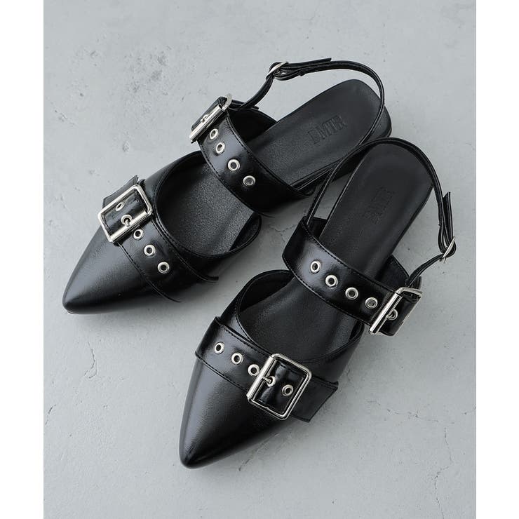 【26年春夏再販】ポインテッドトゥ バックルベルト ストラップパンプス | DEMETER | 詳細画像4 