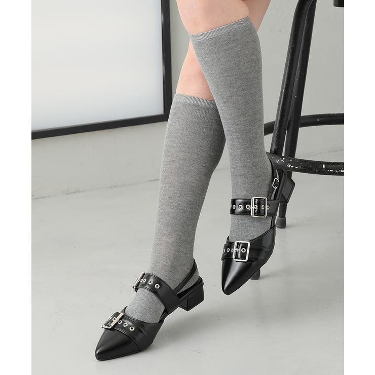 【26年春夏再販】ポインテッドトゥ バックルベルト ストラップパンプス | DEMETER | 詳細画像5 