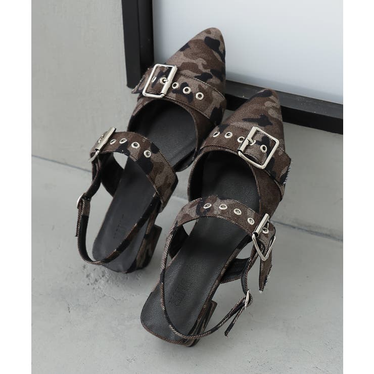 【26年春夏再販】ポインテッドトゥ バックルベルト ストラップパンプス | DEMETER | 詳細画像52 