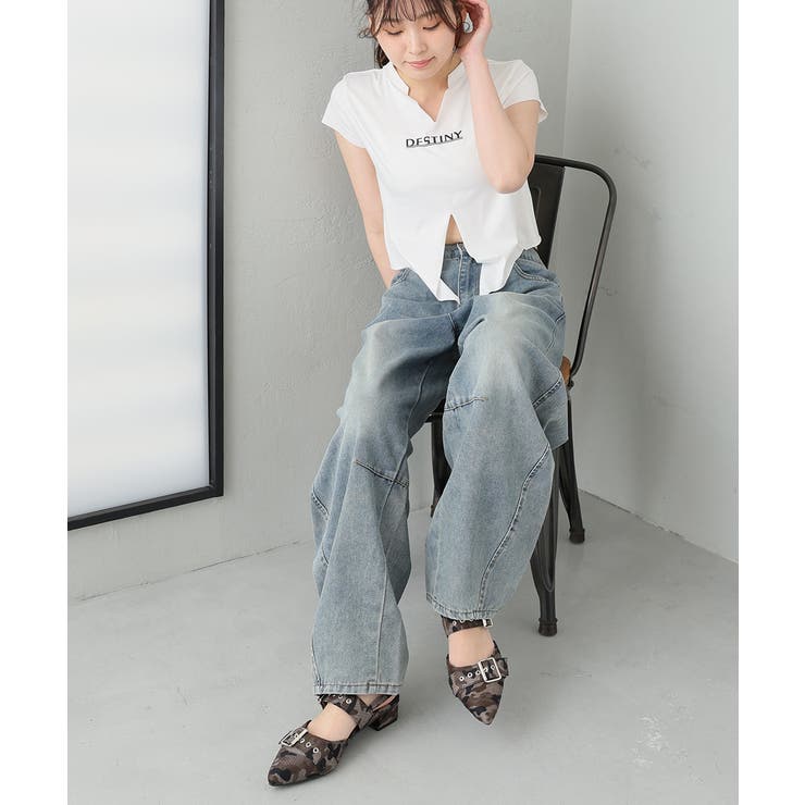 【26年春夏再販】ポインテッドトゥ バックルベルト ストラップパンプス | DEMETER | 詳細画像54 