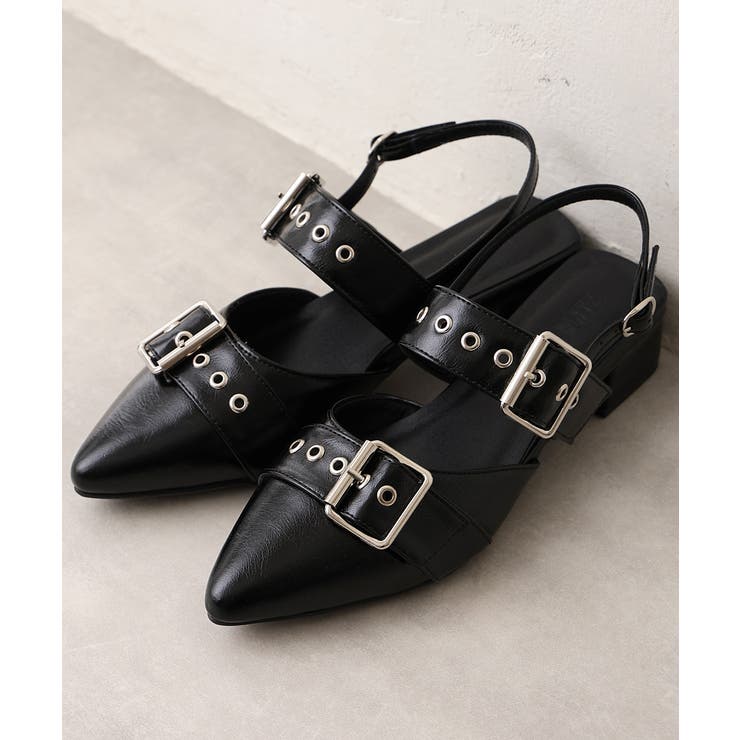 【26年春夏再販】ポインテッドトゥ バックルベルト ストラップパンプス | DEMETER | 詳細画像60 