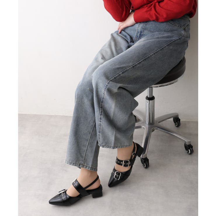 【26年春夏再販】ポインテッドトゥ バックルベルト ストラップパンプス | DEMETER | 詳細画像68 